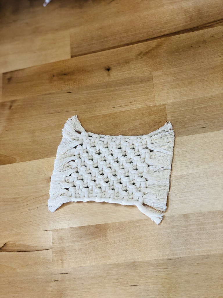 Handmade Macrame Coaster Set