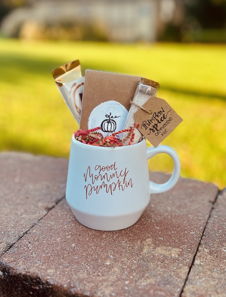 “Good Morning Pumpkin” Mug Set